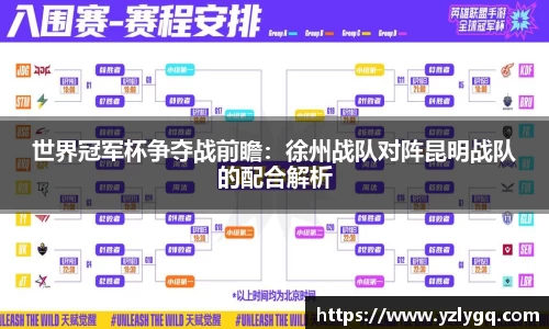 世界冠军杯争夺战前瞻：徐州战队对阵昆明战队的配合解析